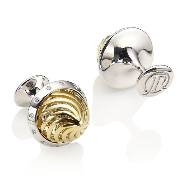 Golden Cuff Link Set