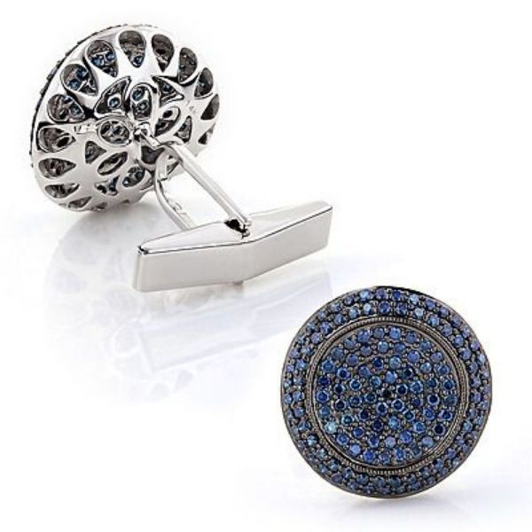 Blue Cuff Link Set